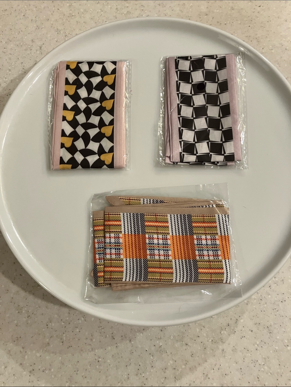 Set of 3 Twillies Scarves For Bag or Hair